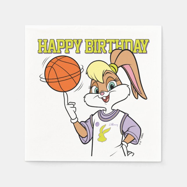 Lola's Basketball Spin Pappersservett (Framsidan)