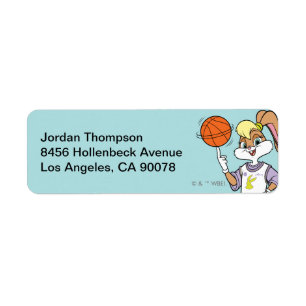 Lola's Basketball Spin Returadress Etikett