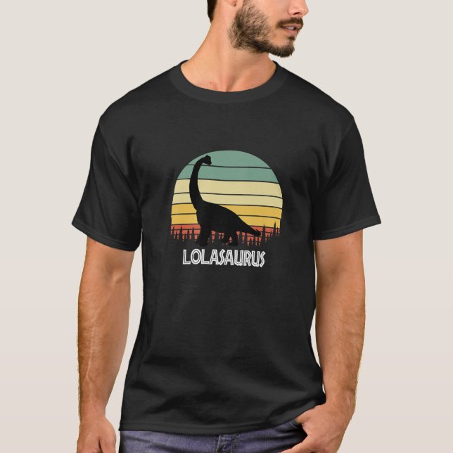 LOLASAURUS LOLA SAURUS LOLA DINOSAUR T SHIRT (Framsida)