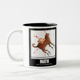 LOLCat: Math Två-Tonad Mugg