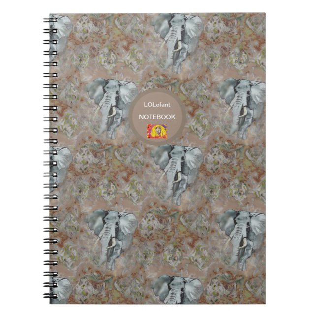LoLefant Notebook, Carita K design Anteckningsbok (Framsidan)