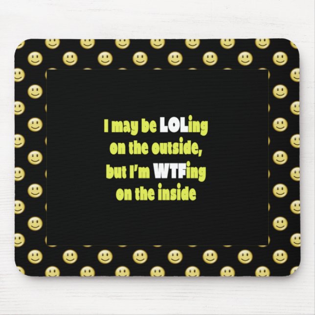 LOLing på den utvändiga musmattan Musmatta (Framsidan)
