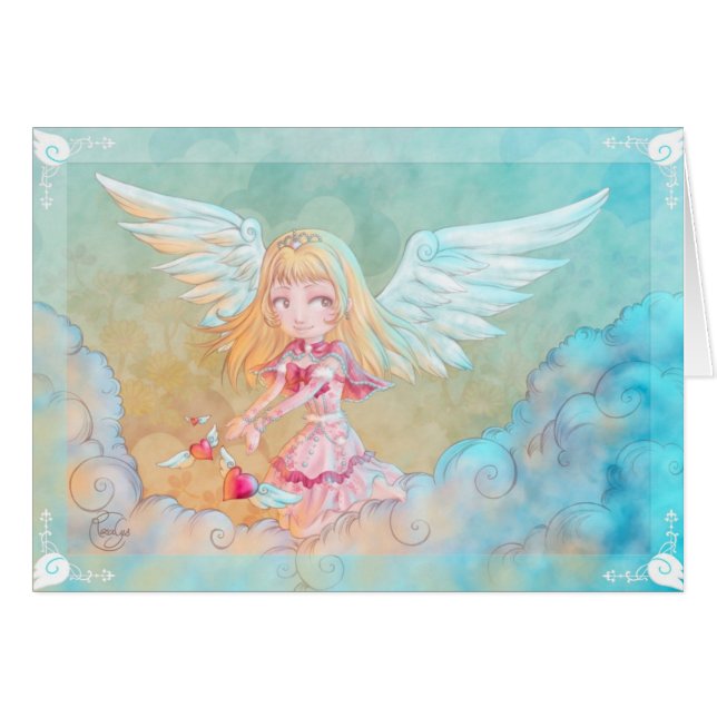 Lolita Angel Hälsningskort (Framsidan Horizontal)