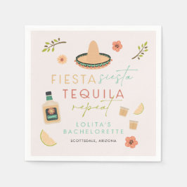 LOLITA Fiesta Siesta Tequila Bachelorette Food Pappersservett
