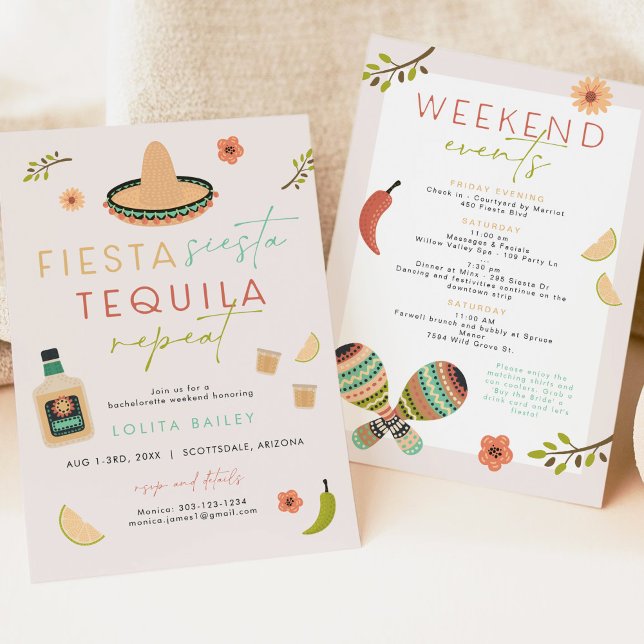 LOLITA Fiesta Siesta Tequila Repeat Bachelorette (Skapare uppladdad)