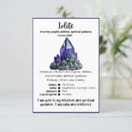 Lolite Crystal-kort Inbjudningar