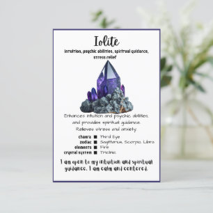 Lolite Crystal-kort Inbjudningar