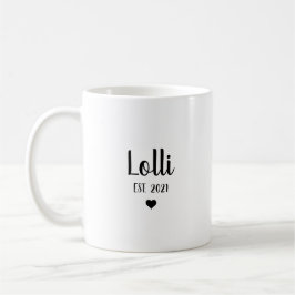 Lolli Grandma Gravid Announcement Gift Kaffemugg