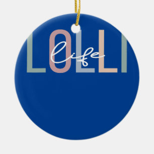 Lolli Life Lolli Grandma Boho Lolli Grandmor Julgransprydnad Keramik