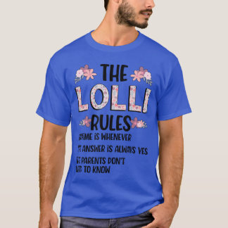 Lolli Mormor Regler Lolli Mormor present T Shirt