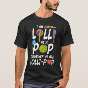 Lolli och Pop Grandparent Nickname Gift T Shirt