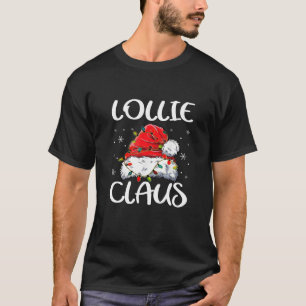 Lollie Claus jul-familjen Pajama som matchar Julaf T Shirt