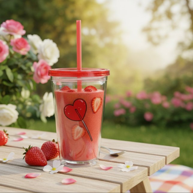 Lollipop Acrylic Tumbler Take Away Mugg (Skapare uppladdad)