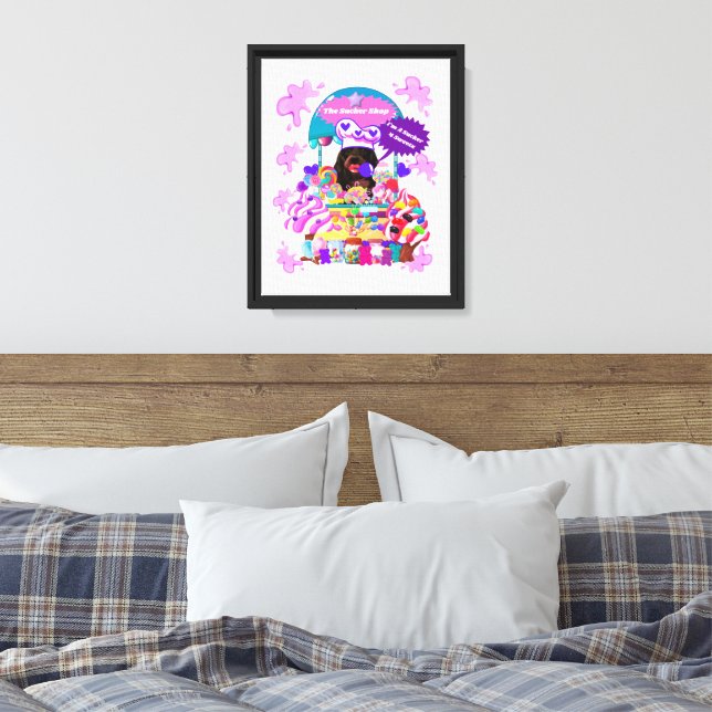 Lollipop & Candy Shop Canvas Art (Insitu (sovrum))