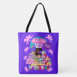 Lollipop & Candy Shop Tote Bag Tygkasse