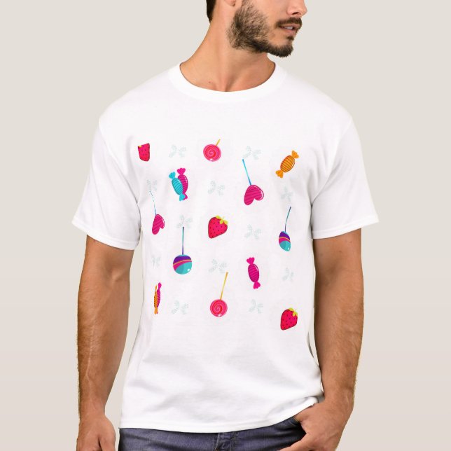 Lollipop Candy T Shirt (Framsida)