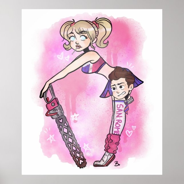 LOLLIPOP CHAINSAW POSTER (Framsidan)