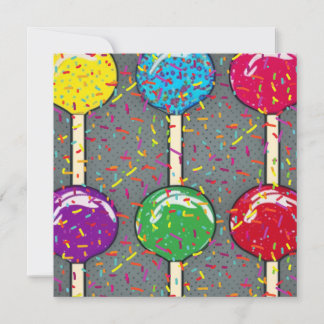 Lollipop Kärlek Julkort