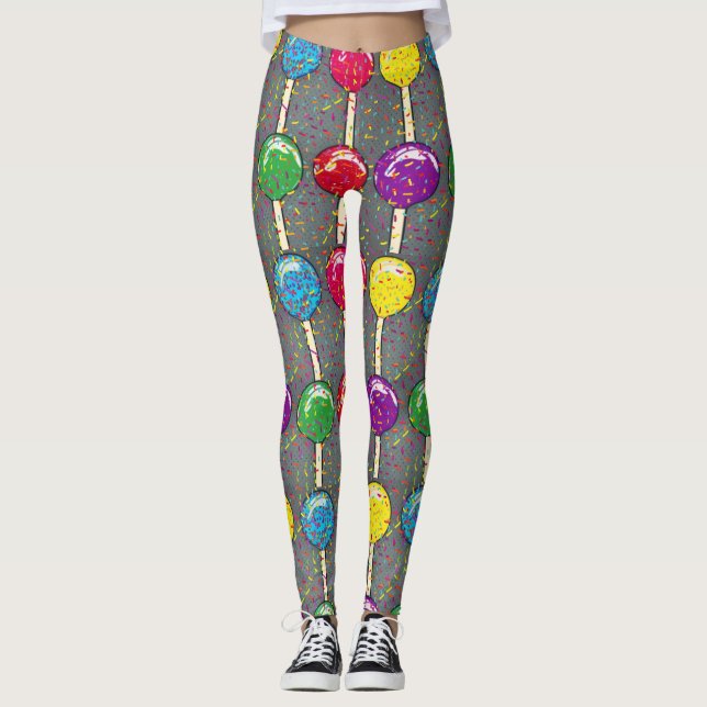 Lollipop Kärlek Leggings (Framsida)