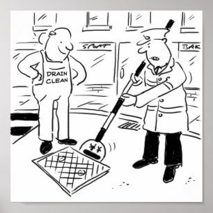 Lollipop Man använder sitt tecken till Hiss en töm Poster