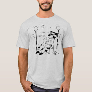 Lollipop Man är Sunbad på en Beach T Shirt