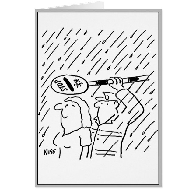 Lollipop Man is Chivalrous Hälsningskort (Framsidan)