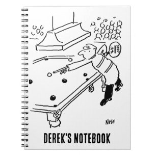 Lollipop Man spelar nooker Anteckningsbok