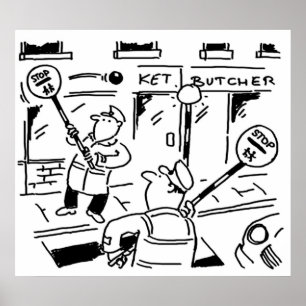 Lollipop Manar spelar tennis Poster