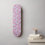 Lollipop Mönster, Rosa Lollipops, Heart Lollipops Mini Skateboard Bräda 18,5 Cm<br><div class="desc">Cute,  roligt och näraliggande mönster med rosa lollips på lilans bakgrund. Modern och trendig,  perfekt för godiset älskare i ditt liv.</div>