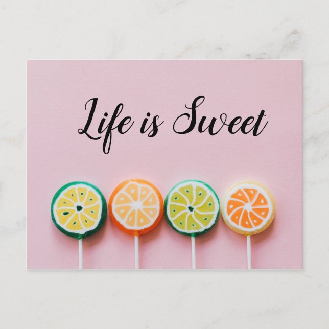 Lollipop-postkort Vykort (Framsida)