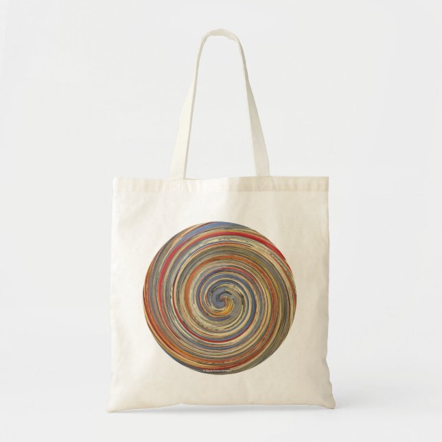 Lollipop Rainbow Tote Bag Tygkasse (Framsidan)