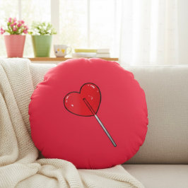 Lollipop Round Pillow Rund Kudde