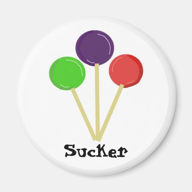 Lollipop Sucker Magnet (Framsidan)