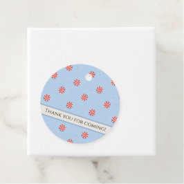 Lollipop Sweet Candy Blue Kids Gåvor Etiketter