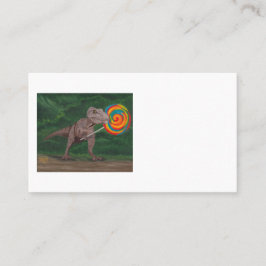 LOLLIPOP T-REX VISITKORT