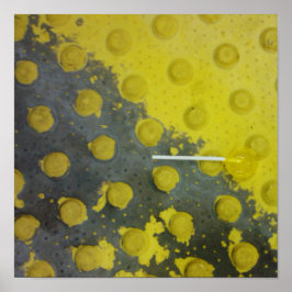 Lollipop-Tunnelbanan för övergiven Gult Poster