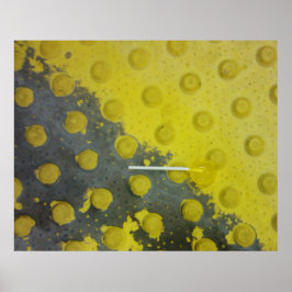 Lollipop-Tunnelbanan för övergiven Gult Poster