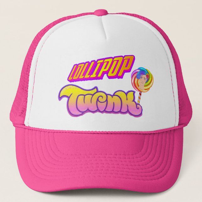 Lollipop Twink  HBTQ+ Gay Pride Twink Hatt Keps (Framsida)