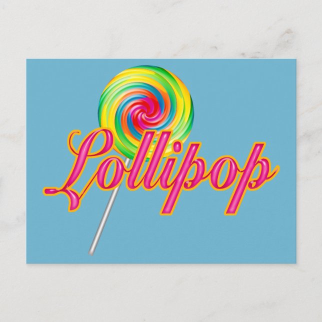 Lollipop Vykort (Framsida)