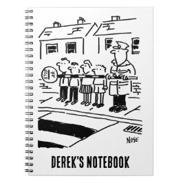 Lollipopman använder lollipop som spärr anteckningsbok