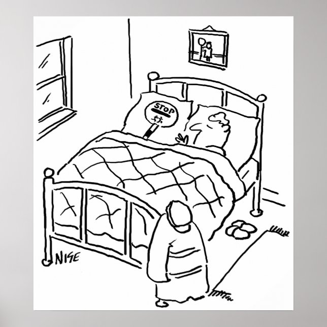 Lollipopman sover med sin lollipop poster (Framsidan)