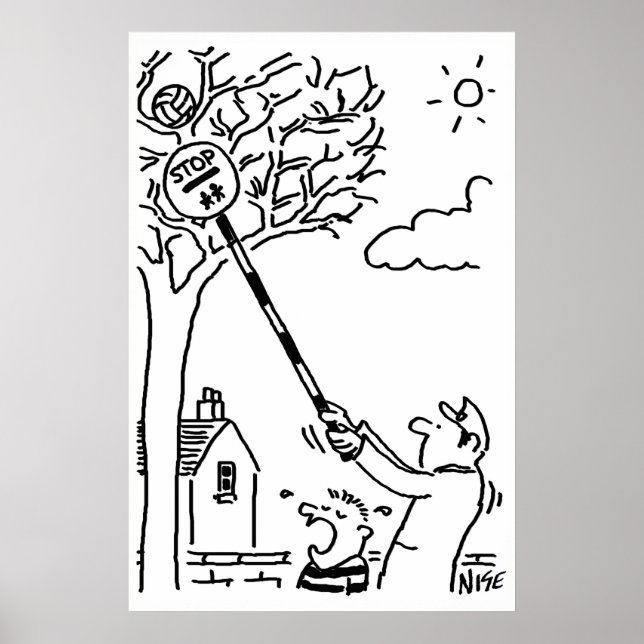 Lollipopmannen Räddar Boll Från Träd Poster (Framsidan)