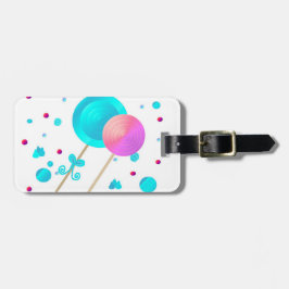 Lollipops och godispunkter bagagebricka