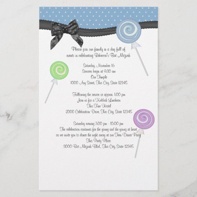 Lollipops och Polka dots (Framsida)