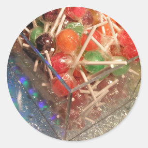 Lollipops Runt Klistermärke