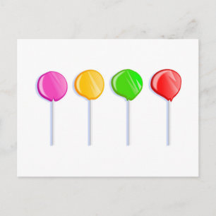 Lollipops Vykort