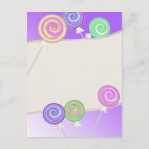 Lollipops Vykort