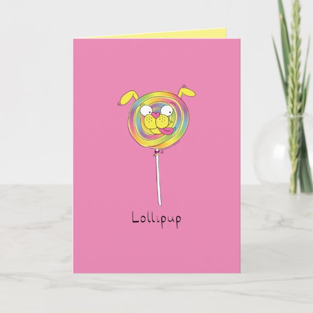 Lollipup - Lollipop Valpkort Kort (Framsida)