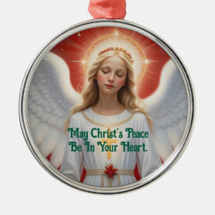 Lolly Angel Round Ornament