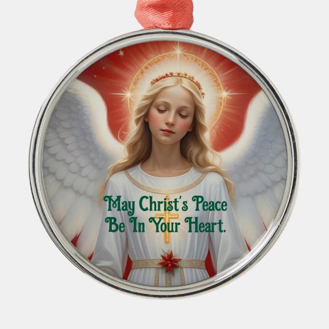 Lolly Angel Round Ornament (Framsidan)